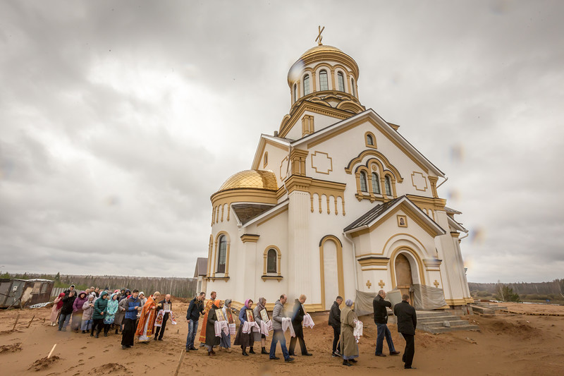 Храм Георгия Победоносца в микрорайоне Биатлон